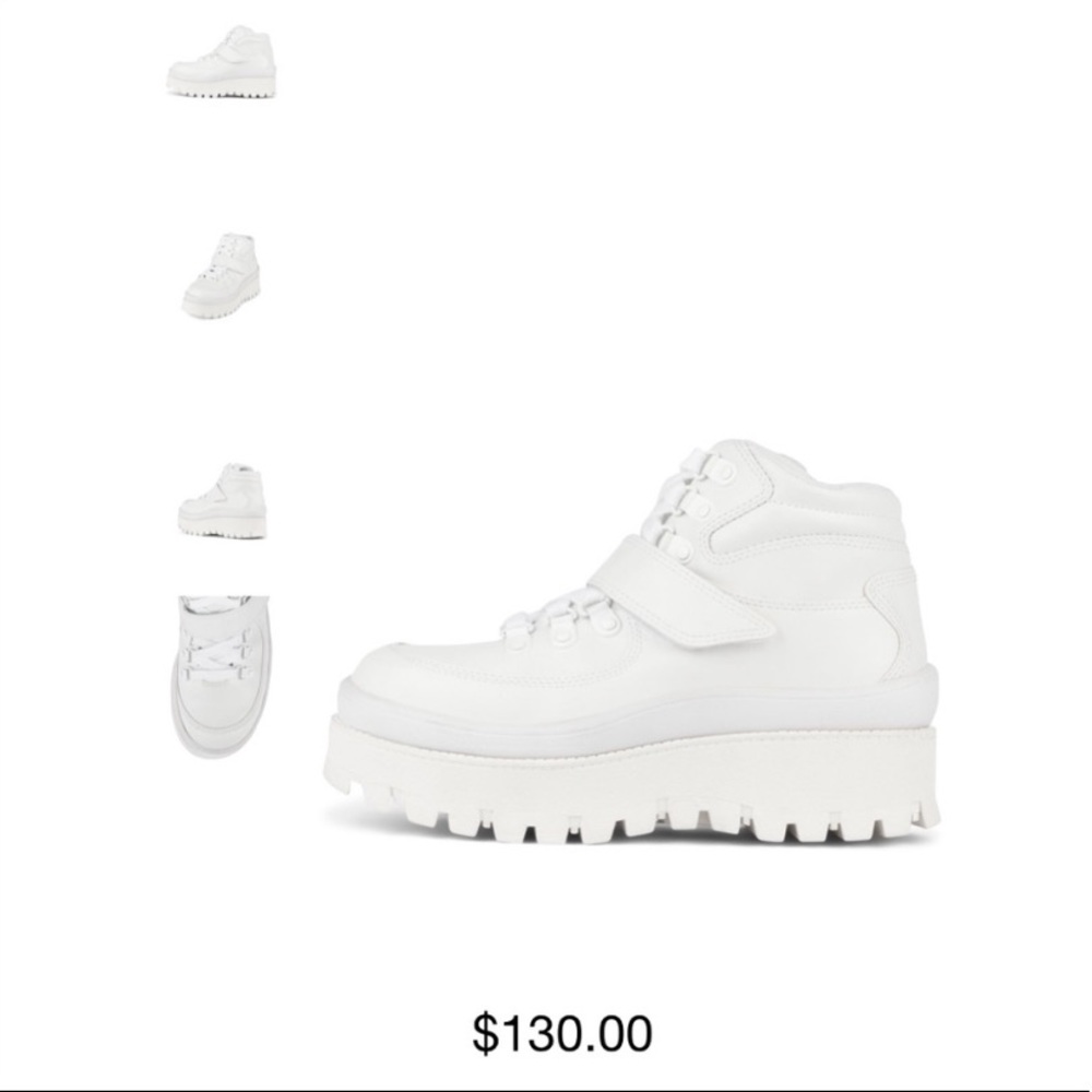 Jeffrey Campbell Platform White Sneakers